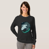 T-shirt Style de sommeil Husky (Devant entier)