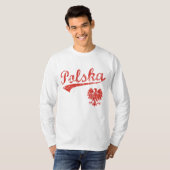 T-shirt Style de sport de Polska Eagle (Devant entier)