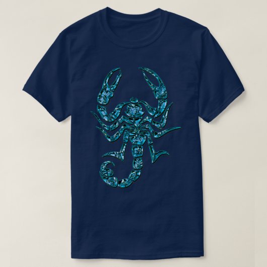 T-shirt Style de tatouage Scorpion Scorpio (Design devant)