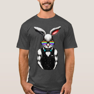 T-shirt Style de vie de lapin blanc