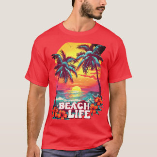T-SHIRT STYLE DE VIE DE PLAGE JOUR D'ÉTÉ