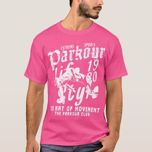 T-shirt Style de vie Parkour (Devant)