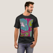 T-shirt Style de voyage Abstrait (Devant entier)