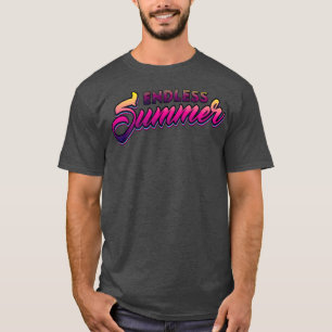 T-shirt Style des années 80 rétro été sans fin