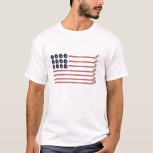 T-shirt Style des Etats-Unis d'hockey
