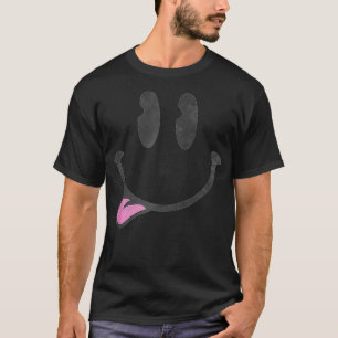 T-shirt Style du cinquième Sun 90's déprimé visage sourian