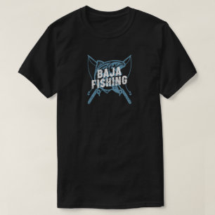 T-shirt Style du logo Baja Fishing
