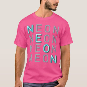 T-shirt Style Écran Léger Neon - Laisser Briller Dans Bar