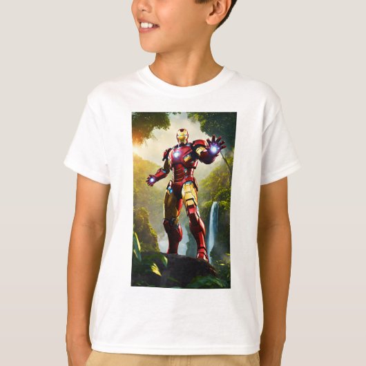 T-shirt Style emblématique Tony Stark Qualité (Devant)
