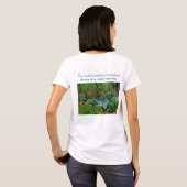 T-shirt style féminin pour légumes élevés (Dos entier)