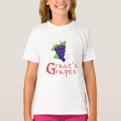 T-shirt Style G : Pamplemousse frais et F initial (Devant)
