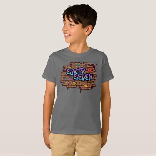 T-shirt Style Graffiti 67 (Devant entier)