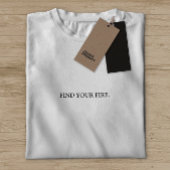 T-shirt Style Grey Trouvez Votre Slogan Fire