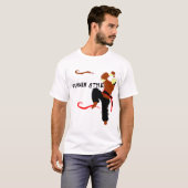 T-SHIRT STYLE IVRE (Devant entier)