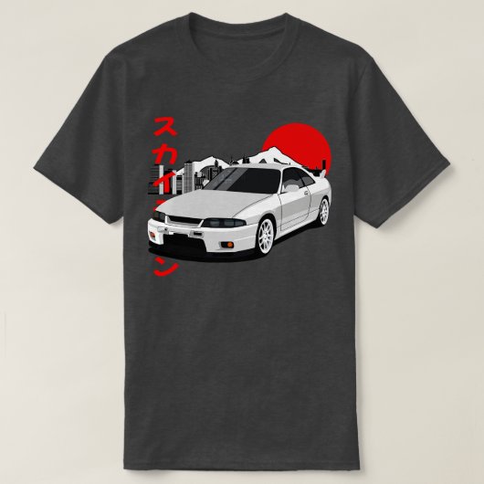 T-shirt Style JDM Nissan Skyline GTR R33 (Design devant)
