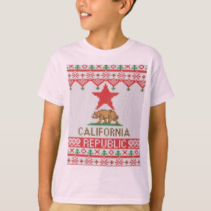 T-shirt Style laid de chandail de Noël de République de