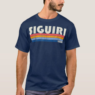 T-shirt Style les années 70 80s Retro Vintage Siguiri, Gui
