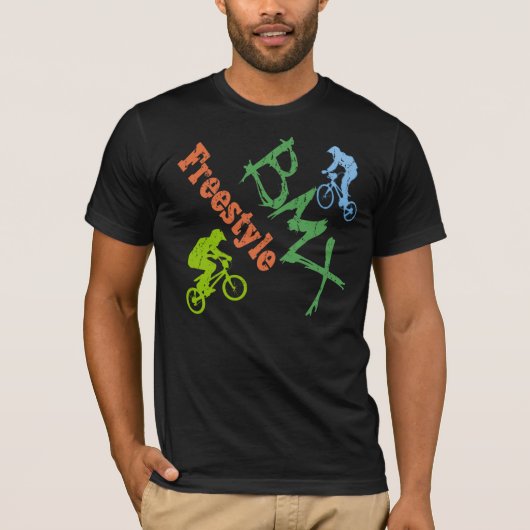 T-shirt Style libre de BMX (Devant)