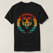 T-shirt Style Lion Retro Vintage2 (Design devant)