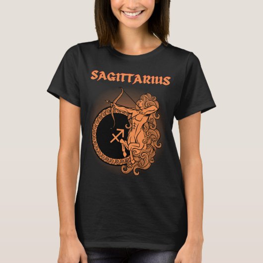 T-shirt Style médiéval Zodiac Sagittarius (Devant)