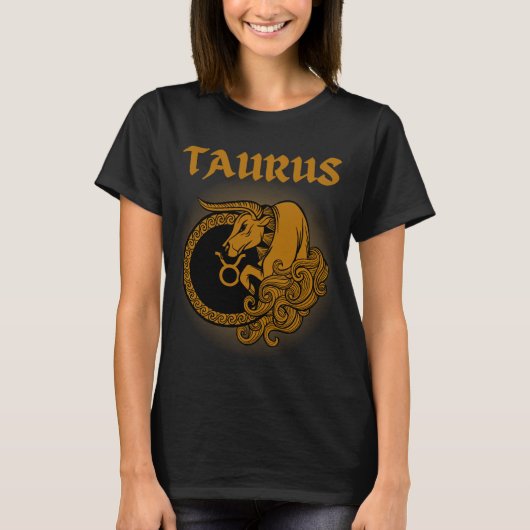 T-shirt Style médiéval Zodiac Taurus (Devant)