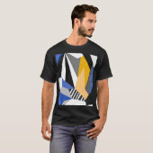 T-shirt Style Memphis : Collage géométrique créatif. (Devant entier)
