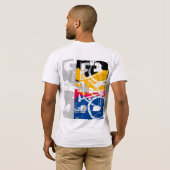 T-shirt style mode vélo urbain (Dos entier)
