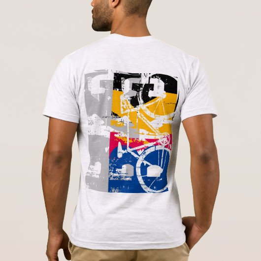 T-shirt style mode vélo urbain (Dos)