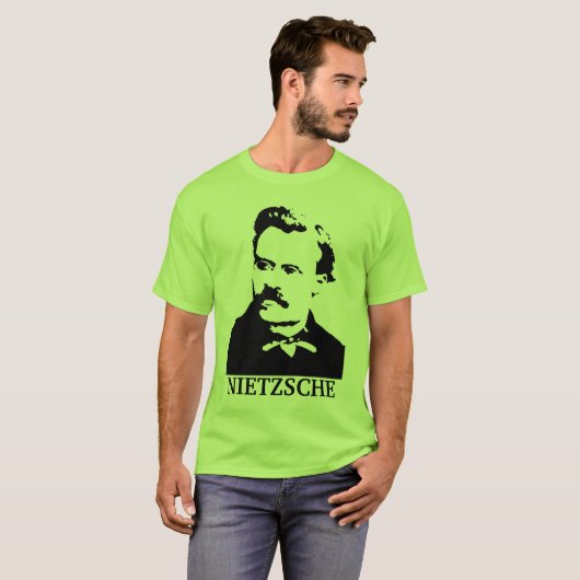 T-shirt Style monochrome 2 de Nietzsche (Devant entier)