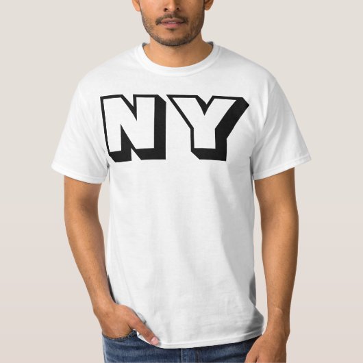 T-shirt Style NY (New York) 2 (Devant)
