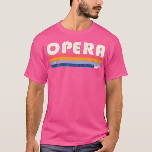 T-shirt Style Opéra Italie Les années 70 80S