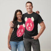 T-shirt Style Panda Pink Polygon (Unisexe)
