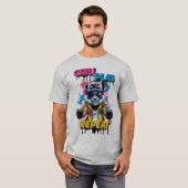 T-shirt Style Panda Pixel Gras (Devant entier)