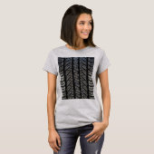 T-shirt Style Pneus en caoutchouc Texture automobile (Devant entier)