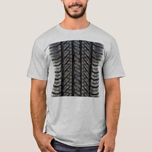 T-shirt Style Pneus en caoutchouc Texture automobile (Devant)