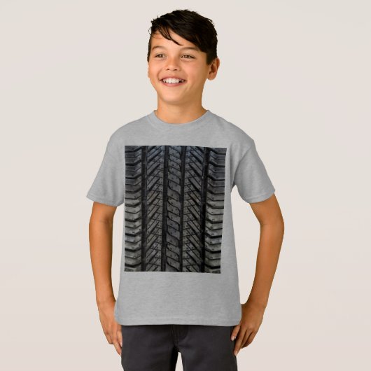 T-shirt Style Pneus en caoutchouc Texture automobile (Devant entier)