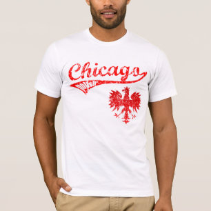 T-shirt Style polonais de base-ball de Chicago