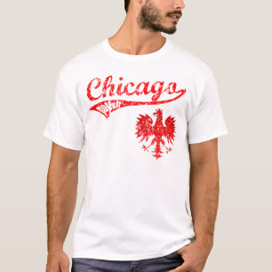 T-shirt Style polonais de base-ball de Chicago