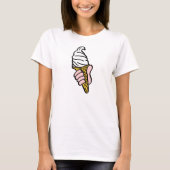 T-shirt Style pop-art Design de crème glacée (Devant)