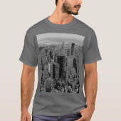 T-shirt Style Pop Gris New York (Devant)