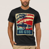T-shirt Style Pop GTO Pontiac 1966 (Devant)