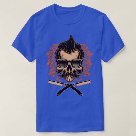 T-shirt Style pour barbier ou barbier 2 (Design devant)