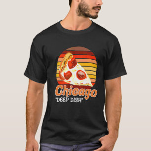 T-shirt Style Rétro Chi Town Home Windy City Chicago Deep