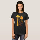 T-shirt Style rétro cool MIAMI Répéter avec Palmiers Miam (Devant entier)