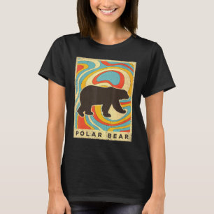 T-shirt Style rétro de l'ours polaire vintage