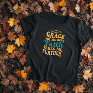 T-shirt Style rétro Grace and Faith design