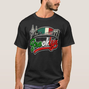 T-shirt Style rétro italien de Brooklyn