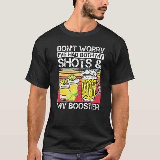 T-shirt Style Rétro Ne vous inquiétez pas J'ai eu mes deux (Devant)