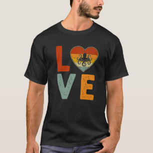 T-shirt Style rétro Octopus Vintage Graphisme Cute Valent