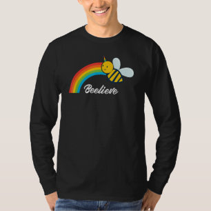 T-shirt Style rétro vintage Beelieve in self Insectes H
